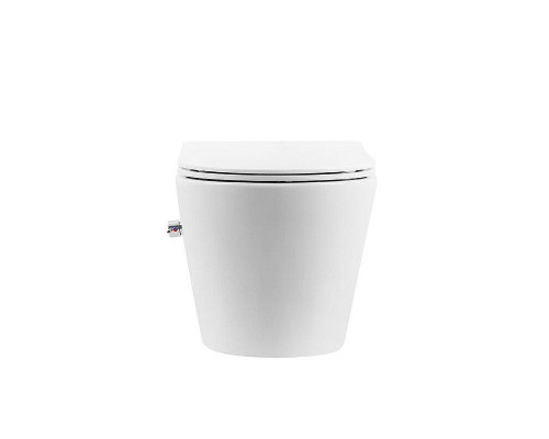 Унитаз подвесной Boheme Avva 973-SET-2-W цвет Белый глянцевый с сиденьем Микролифт