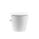 Унитаз подвесной Boheme Avva 973-SET-2-W цвет Белый глянцевый с сиденьем Микролифт