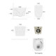 Унитаз подвесной Boheme Avva 973-SET-MW цвет Белый матовый с сиденьем Микролифт