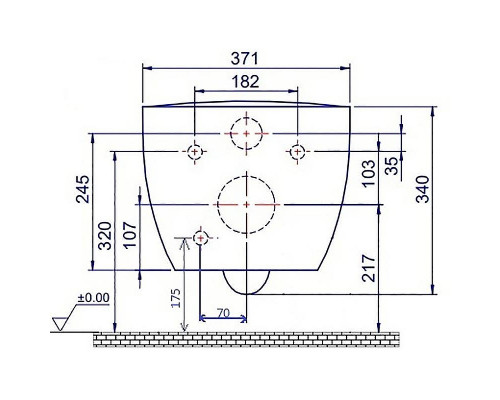 Унитаз подвесной Boheme Bianca 963-SET-2-MW Белый матовый с сиденьем Микролифт