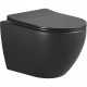 Унитаз подвесной Boheme Nero 961/2 Черный матовый без сиденья