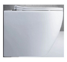 Унитаз CeramaLux CL2196-1 подвесной Белый с сиденьем Микролифт