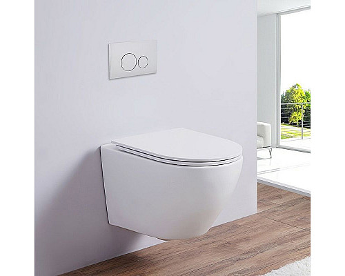 Заказать Комплект унитаза CeramaLux 2197 с инсталляцией Geberit Duofix Sigma UP320 111.300.00.5 с сиденьем Микролифт в магазине сантехники Santeh-Crystal.ru