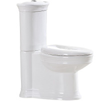 Унитаз компакт CeramaLux Lux Classic 2041 с бачком и сиденьем Микролифт