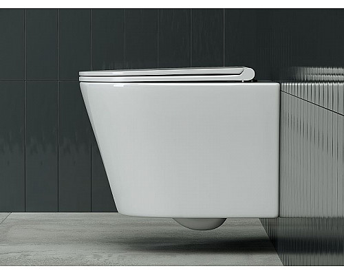 Купить Унитаз Ceramica Nova Forma CN3011 подвесной с сиденьем Микролифт в магазине сантехники Santeh-Crystal.ru