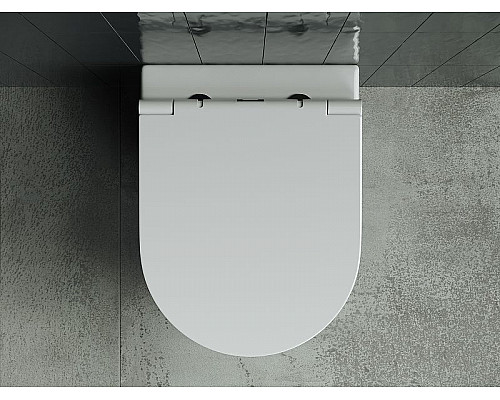 Купить Унитаз Ceramica Nova Forma CN3011 подвесной с сиденьем Микролифт в магазине сантехники Santeh-Crystal.ru