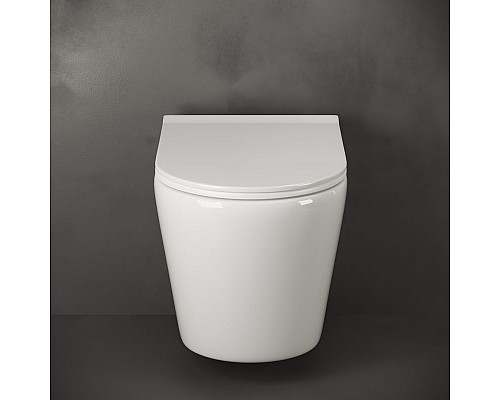 Приобрести Унитаз Ceramica Nova Highlight Rimless CN1804 подвесной с сиденьем Микролифт в магазине сантехники Santeh-Crystal.ru