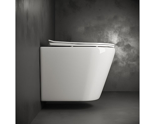 Приобрести Унитаз Ceramica Nova Highlight Rimless CN1804 подвесной с сиденьем Микролифт в магазине сантехники Santeh-Crystal.ru