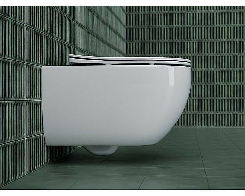 Заказать Унитаз Ceramica Nova Long CN3015 подвесной с сиденьем Микролифт в магазине сантехники Santeh-Crystal.ru