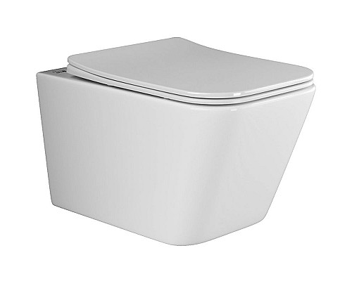 Купить Унитаз Ceramica Nova Metric CN3007 подвесной с сиденьем Микролифт в магазине сантехники Santeh-Crystal.ru