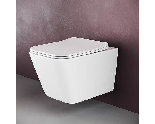 Купить Унитаз Ceramica Nova Metric CN3007 подвесной с сиденьем Микролифт в магазине сантехники Santeh-Crystal.ru