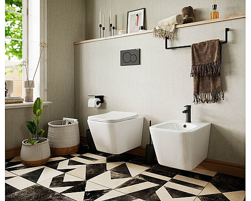 Купить Унитаз Ceramica Nova Metric CN3007 подвесной с сиденьем Микролифт в магазине сантехники Santeh-Crystal.ru