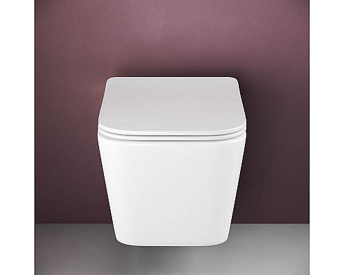 Купить Унитаз Ceramica Nova Metric CN3007 подвесной с сиденьем Микролифт в магазине сантехники Santeh-Crystal.ru