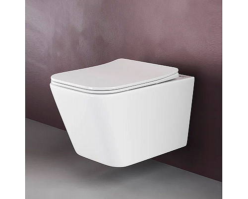 Купить Комплект унитаза с инсталляцией Ceramica Nova Metric CN3007_1002B_1000 с сиденьем Микролифт и Черной матовой клавишей смыва в магазине сантехники Santeh-Crystal.ru