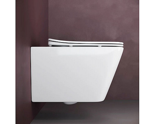 Купить Комплект унитаза с инсталляцией Ceramica Nova Metric CN3007_1002B_1000 с сиденьем Микролифт и Черной матовой клавишей смыва в магазине сантехники Santeh-Crystal.ru