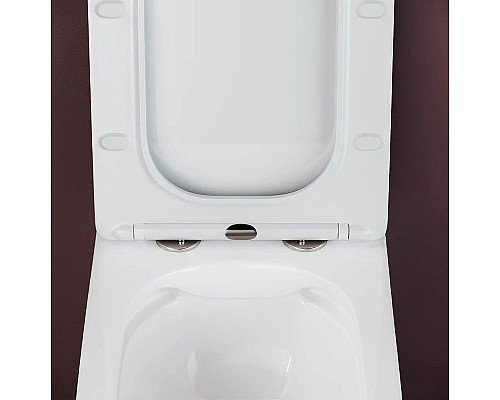 Купить Комплект унитаза с инсталляцией Ceramica Nova Metric CN3007_1002B_1000 с сиденьем Микролифт и Черной матовой клавишей смыва в магазине сантехники Santeh-Crystal.ru