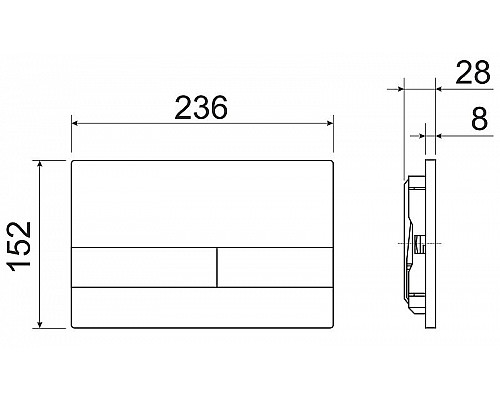 Купить Комплект унитаза с инсталляцией Ceramica Nova Metric CN3007_1002B_1000 с сиденьем Микролифт и Черной матовой клавишей смыва в магазине сантехники Santeh-Crystal.ru