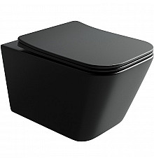 Унитаз Ceramica Nova Metric CN3007MB подвесной Черный матовый с сиденьем Микролифт