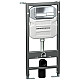 Приобрести Комплект унитаза с инсталляцией Ceramica Nova Metropol CN4002MB_1002CH_1000 с сиденьем Микролифт и клавишей смыва Хром в магазине сантехники Santeh-Crystal.ru