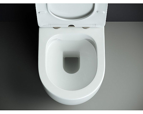 Купить Унитаз компакт Ceramica Nova Mia Rimless CN1801-B без бачка и с сиденьем Микролифт в магазине сантехники Santeh-Crystal.ru