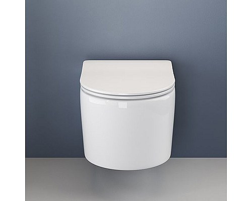 Приобрести Унитаз Ceramica Nova Moments CN3003 подвесной с сиденьем Микролифт в магазине сантехники Santeh-Crystal.ru