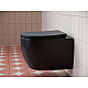 Приобрести Унитаз Ceramica Nova Play CN3001MB подвесной Черный матовый с сиденьем Микролифт в магазине сантехники Santeh-Crystal.ru