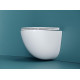 Унитаз Ceramicanova Vogue CN4008T подвесной Белый с сиденьем Микролифт