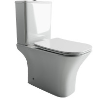 Унитаз компакт Ceramicanova Alfa CN9002 с бачком и сиденьем Микролифт