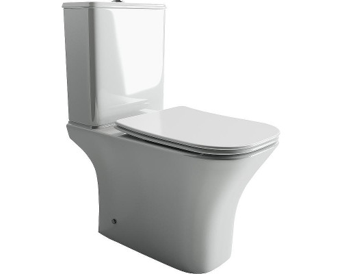 Унитаз компакт Ceramicanova Alfa CN9002 с бачком и сиденьем Микролифт