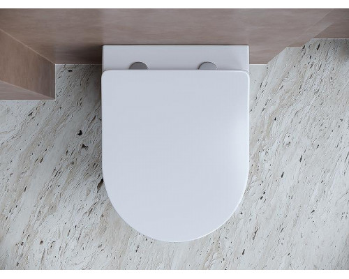 Комплект унитаза с инсталляцией Ceramicanova Balearica CN6000_1002M_1000 с сиденьем Микролифт и клавишей смыва Хром матовый