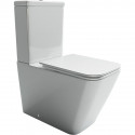 Унитаз компакт Ceramicanova Cubic CN1803-B без бачка и с сиденьем Микролифт Унитаз компакт Ceramicanova Cubic CN1803-B без бачка и с сиденьем Микролифт