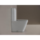 Унитаз-компакт Ceramicanova Cubic CN1803T цвет Белый с бачком и сиденьем Микролифт