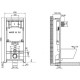 Унитаз с инсталляцией Ceramicanova Forma CN3009 + Jacob Delafon E29025-NF+E4316-CP с сиденьем Микролифт и клавишей смыва Хром