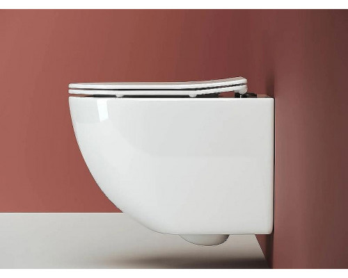 Унитаз с инсталляцией Ceramicanova Forma CN3009 + Tece Profil 9400412 с сиденьем Микролифт и клавишей смыва Хром глянцевый