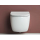Унитаз с инсталляцией Ceramicanova Forma CN3009 + Berges Atom 410 040340 с сиденьем Микролифт и Черной матовой клавишей смыва