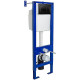 Унитаз с инсталляцией Ceramicanova Forma CN3009 + Berges Atom 410 040332 с сиденьем Микролифт и Черной матовой клавишей смыва