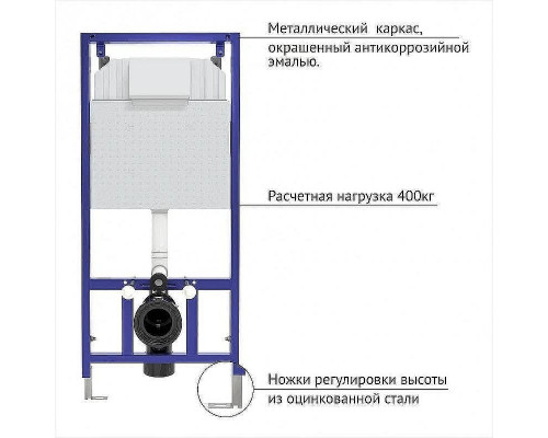 Унитаз с инсталляцией Ceramicanova Forma CN3009 + Berges Novum L3 040213 с сиденьем Микролифт и клавишей смыва Хром
