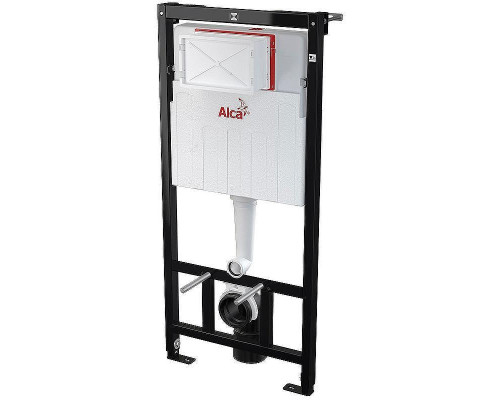 Унитаз с инсталляцией Ceramicanova Forma CN3009 + Alcaplast Sadromodul AM101/1120-3:1 RU M71-0001 с сиденьем Микролифт и клавишей смыва Хром