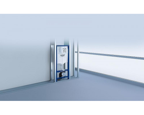 Унитаз с инсталляцией Ceramicanova Forma CN3009 + Grohe Rapid SL 38775001 с сиденьем Микролифт и клавишей смыва Хром