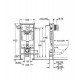 Унитаз с инсталляцией Ceramicanova Forma CN3009 + Grohe Rapid SL 38775001 с сиденьем Микролифт и клавишей смыва Хром