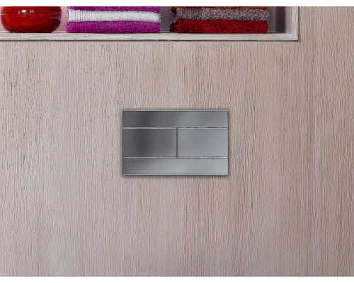 Комплект унитаза Ceramicanova Forma CN3009 с сиденьем Микролифт и инсталляцией Jacob Delafon E29025-NF+E4316-CP с клавишей смыва Хром