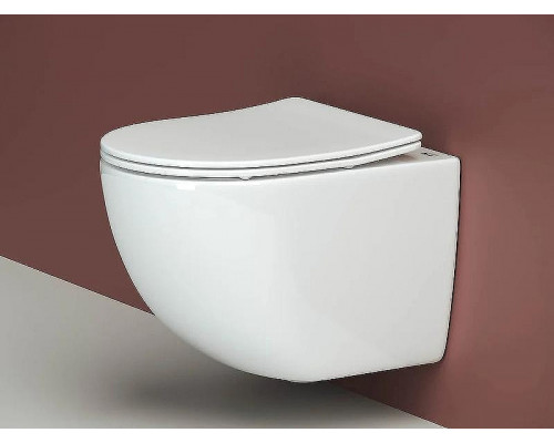 Комплект унитаза Ceramicanova Forma CN3009 с сиденьем Микролифт и инсталляцией WeltWasser WW Marberg 507 10000005949+10000005953 с клавишей смыва Хром глянцевый