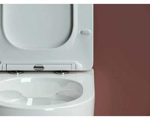 Комплект унитаза Ceramicanova Forma CN3009 с сиденьем Микролифт и инсталляцией WeltWasser WW Marberg 507 10000005949+10000005953 с клавишей смыва Хром глянцевый