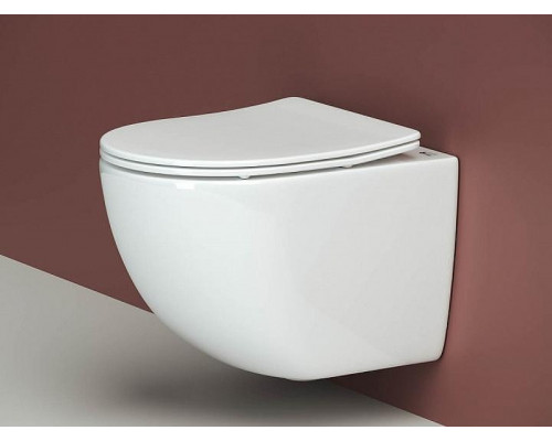 Унитаз с инсталляцией Ceramicanova Forma CN3009_121001CH цвет Белый с сиденьем Микролифт и клавишей смыва цвет Хром глянцевый