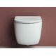 Унитаз с инсталляцией Ceramicanova Forma CN3009_121001CH цвет Белый с сиденьем Микролифт и клавишей смыва цвет Хром глянцевый