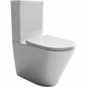 Унитаз компакт Ceramicanova Highlight Rimless CN1802-B без бачка и с сиденьем Микролифт Унитаз компакт Ceramicanova Highlight Rimless CN1802-B без бачка и с сиденьем Микролифт