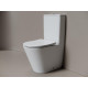 Унитаз-компакт Ceramicanova Highlight CN1802T цвет Белый с бачком и сиденьем Микролифт
