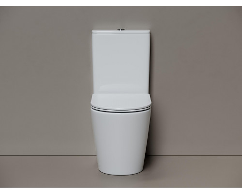 Унитаз-компакт Ceramicanova Highlight CN1802T цвет Белый с бачком и сиденьем Микролифт