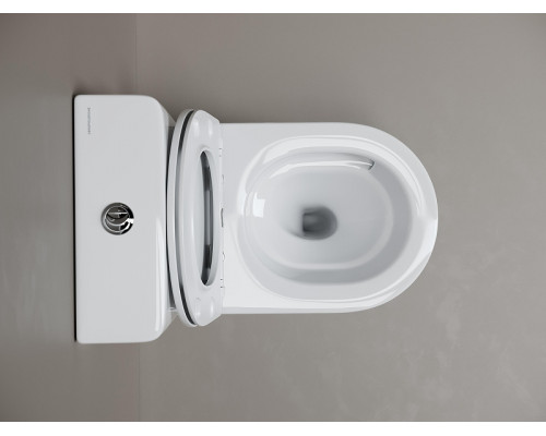 Унитаз-компакт Ceramicanova Highlight CN1802T цвет Белый с бачком и сиденьем Микролифт