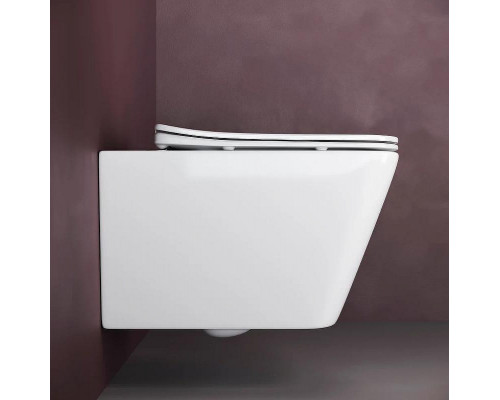 Комплект унитаза с инсталляцией Ceramicanova Metric CN3007_1001CH_1000 с сиденьем Микролифт и клавишей смыва Хром